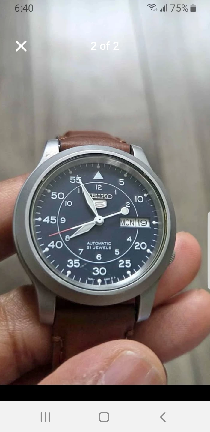 Seiko 5 Automatic 21 Jewels Watch - photo 2