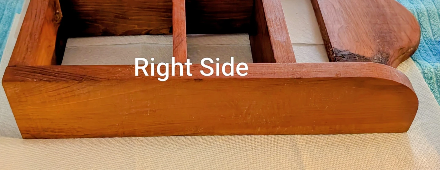 Rustic Wooden Wall Shelf - photo 4