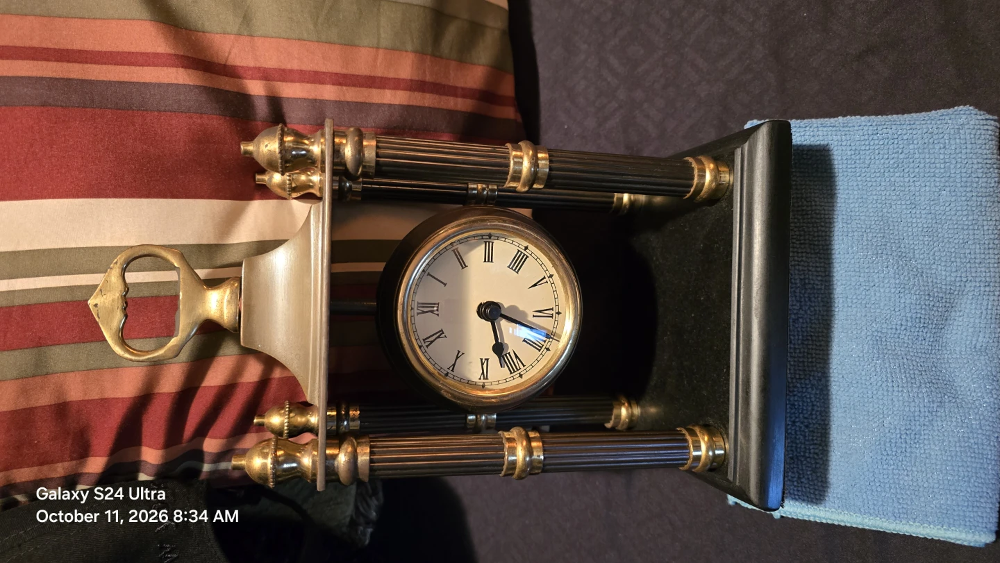 Bombay Company Table Clock