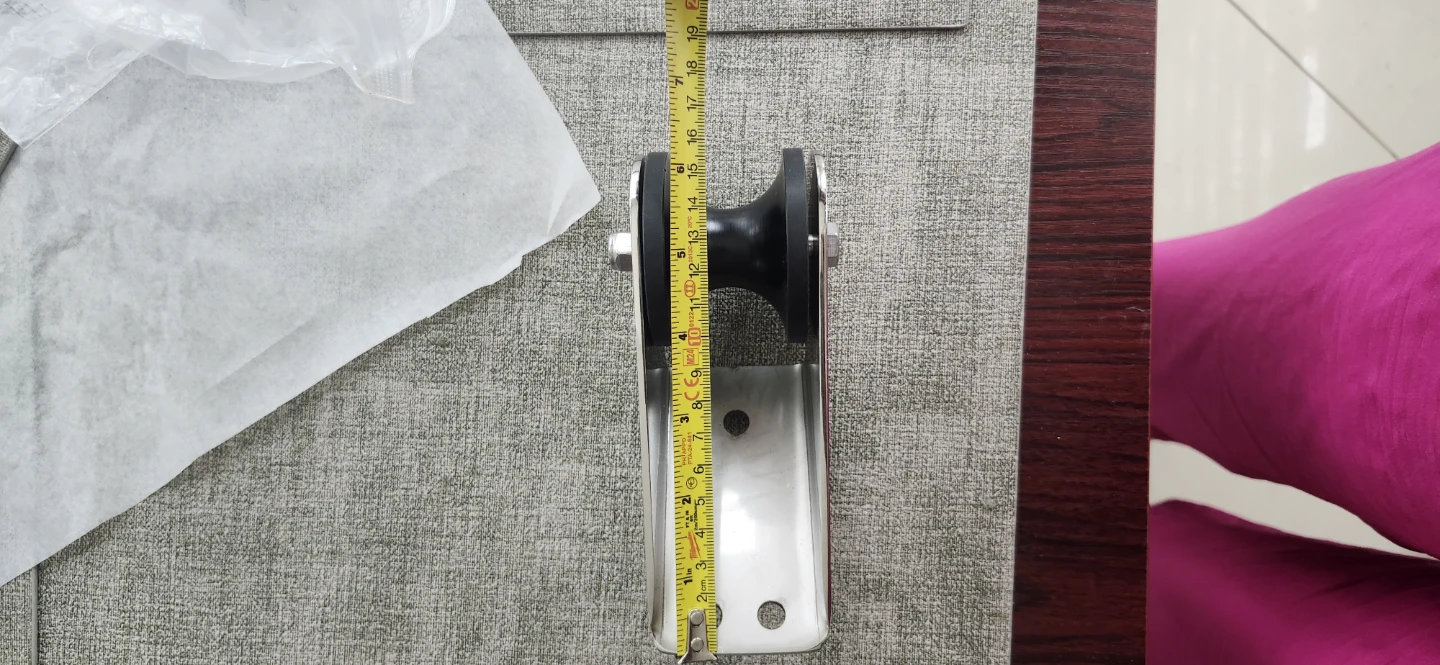 Stainless Steel Marine Anchor Roller 32mm Slot for Yacht Fishing - photo 5