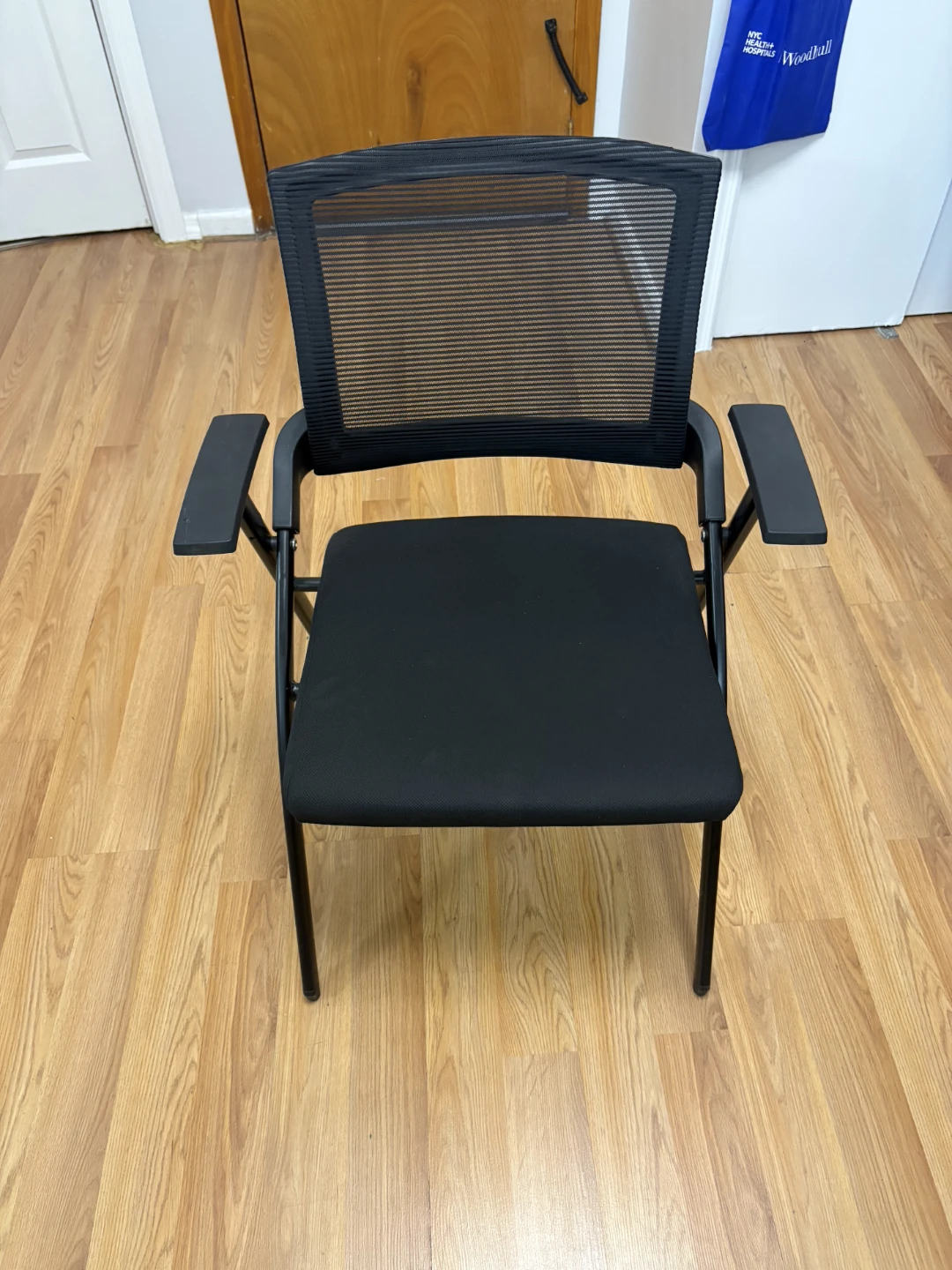 Black Folding Mesh Office Chair