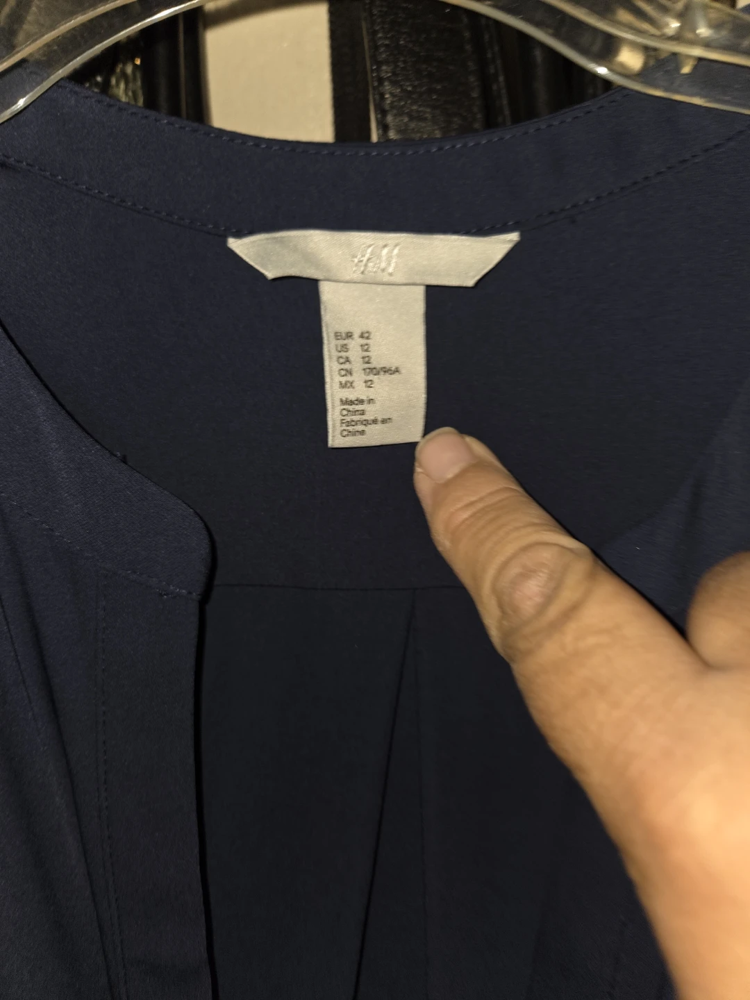 H&M Midnight Blue Button Down Maxi Dress in a Ladies 12 - photo 4