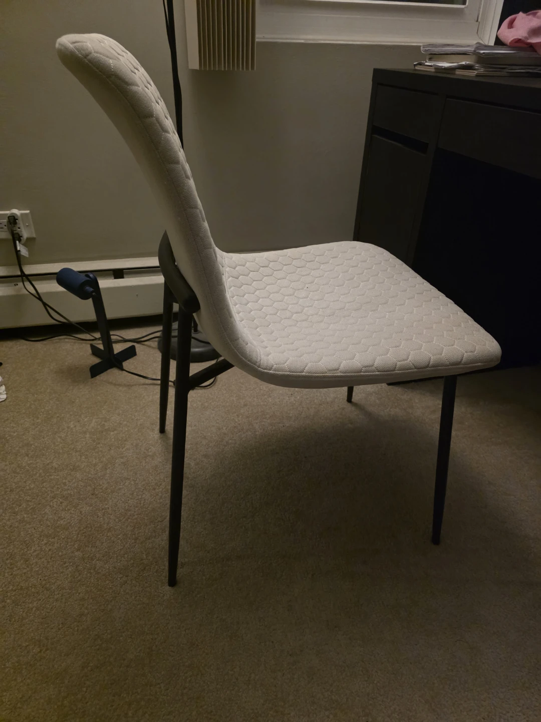 Modern Honeycomb Pattern Dining Chair - photo 2