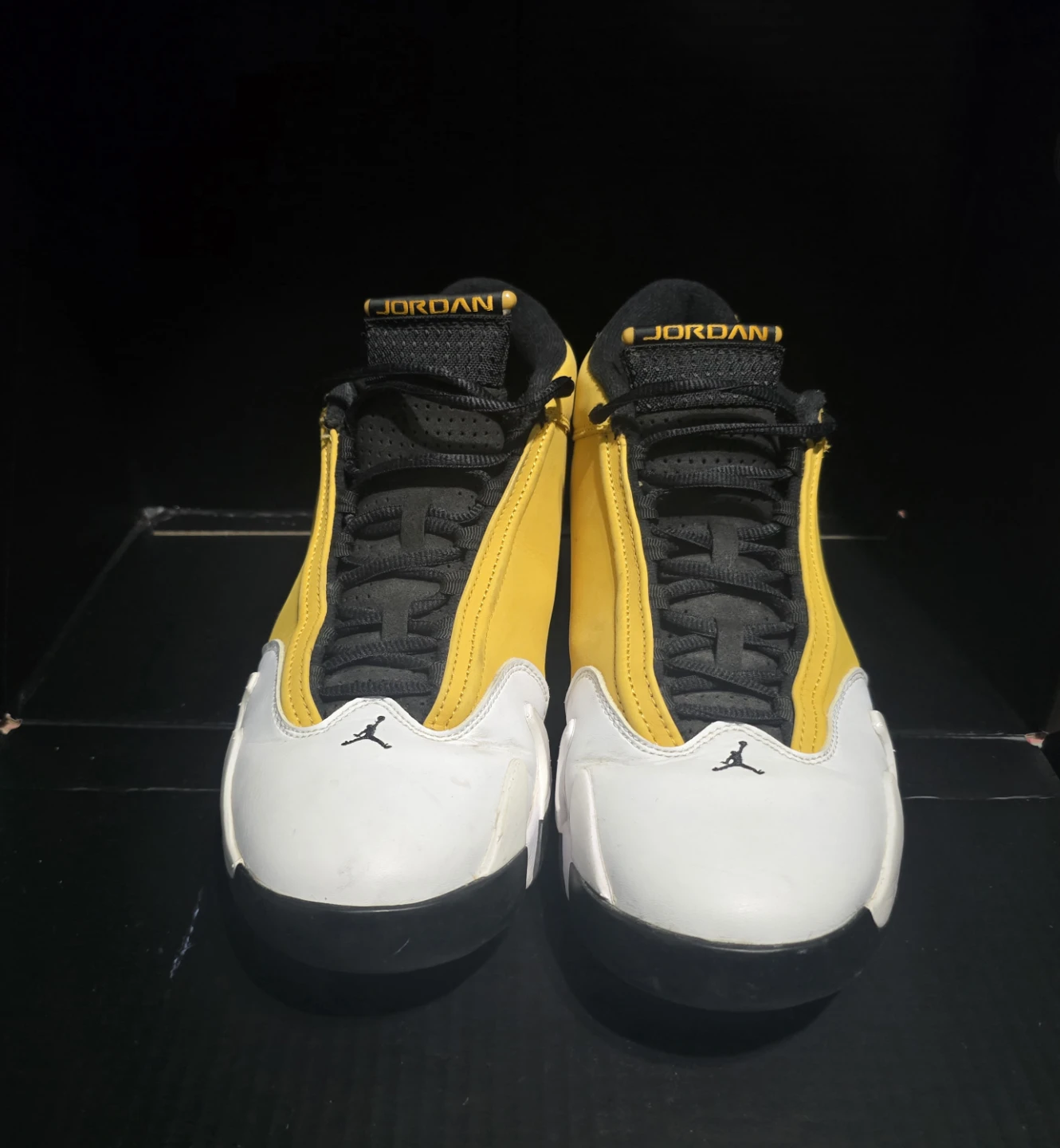 Air Jordan 14 Retro Yellow and White - photo 2