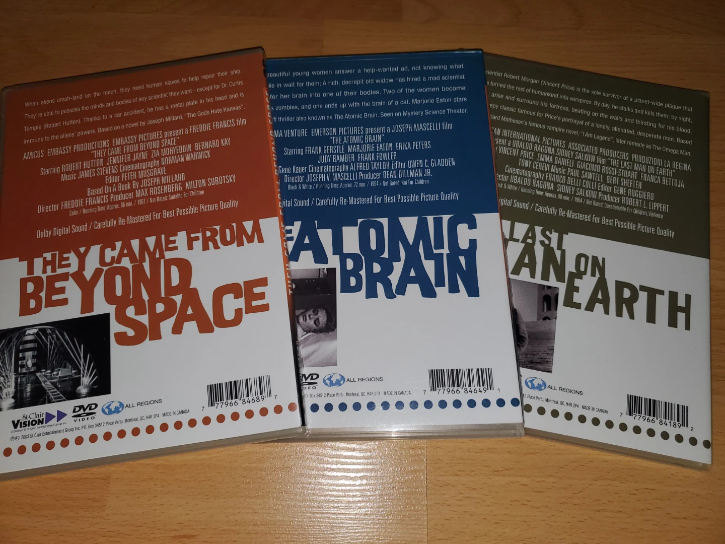 Set of 6 Classic Sci-Fi Horror Collector's Edition DVDs - photo 5