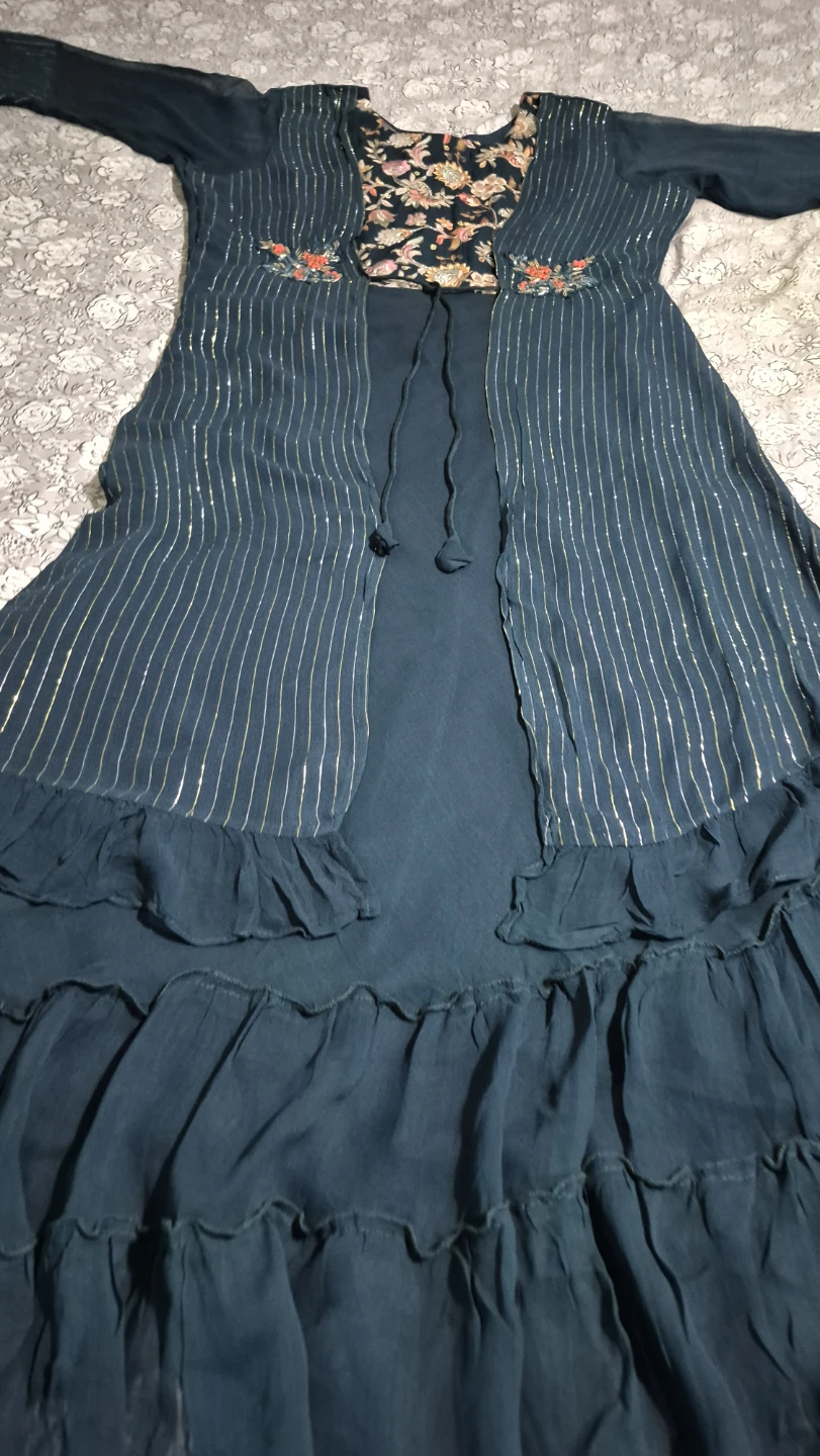 Pakistani Indian city style long dress - photo 3