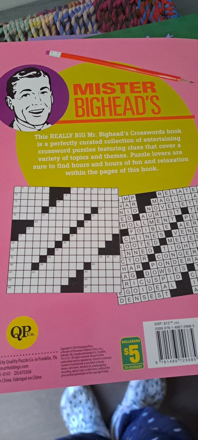 2 LARGE PRINT Crossword Books - photo 2