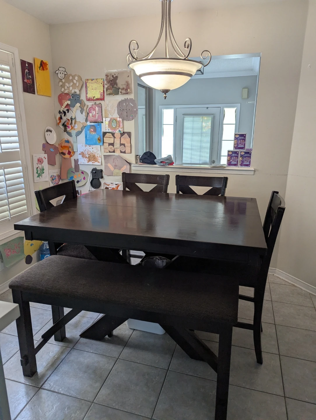 Wood Dining Table Set