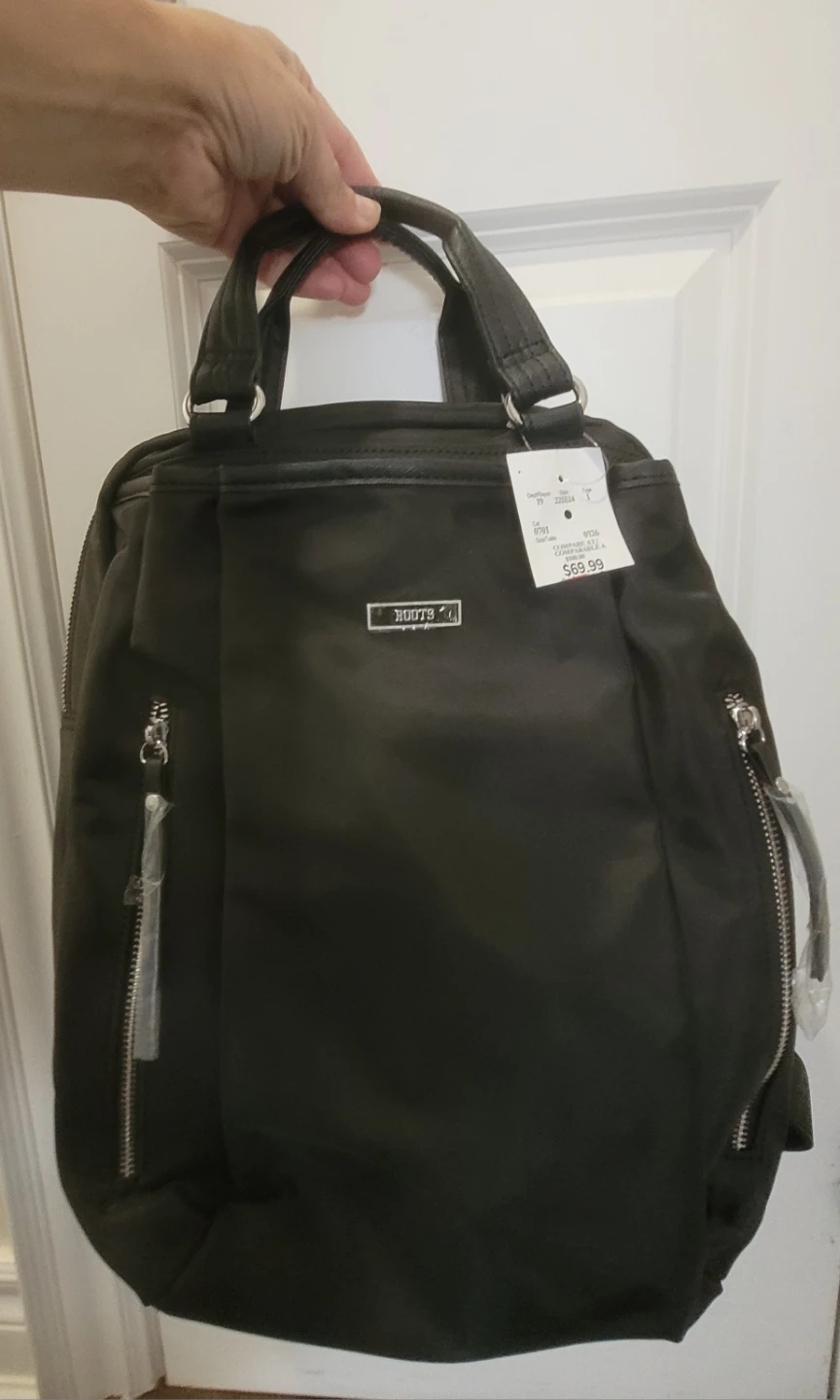 New Roots Black Backpack