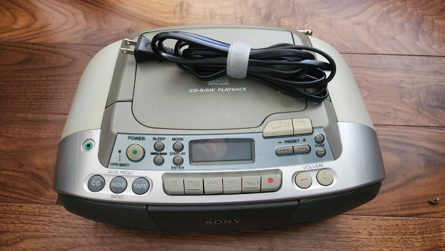 Sony CFD-S01 CD Radio Cassette-Corder