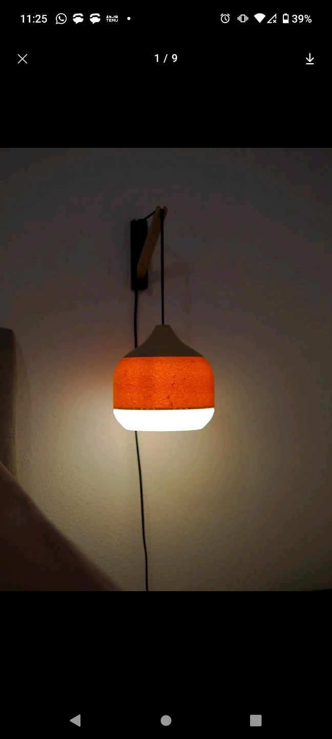 Vintage modern pendant llamp