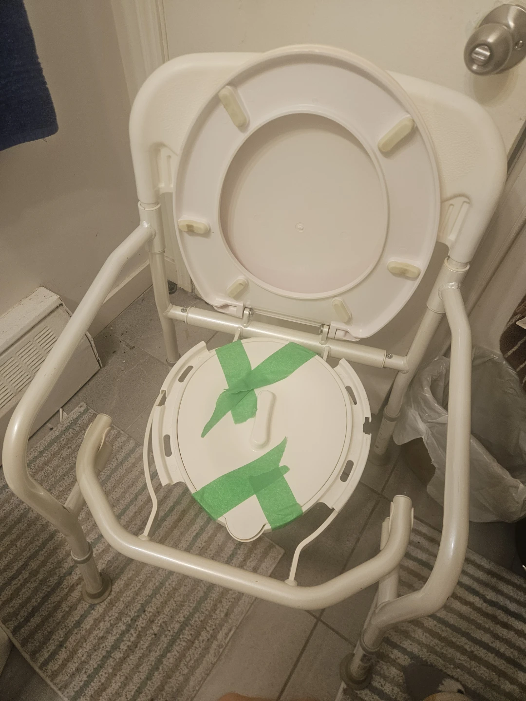 Folding Toilet Safety Rail and Commode Chair - photo 4