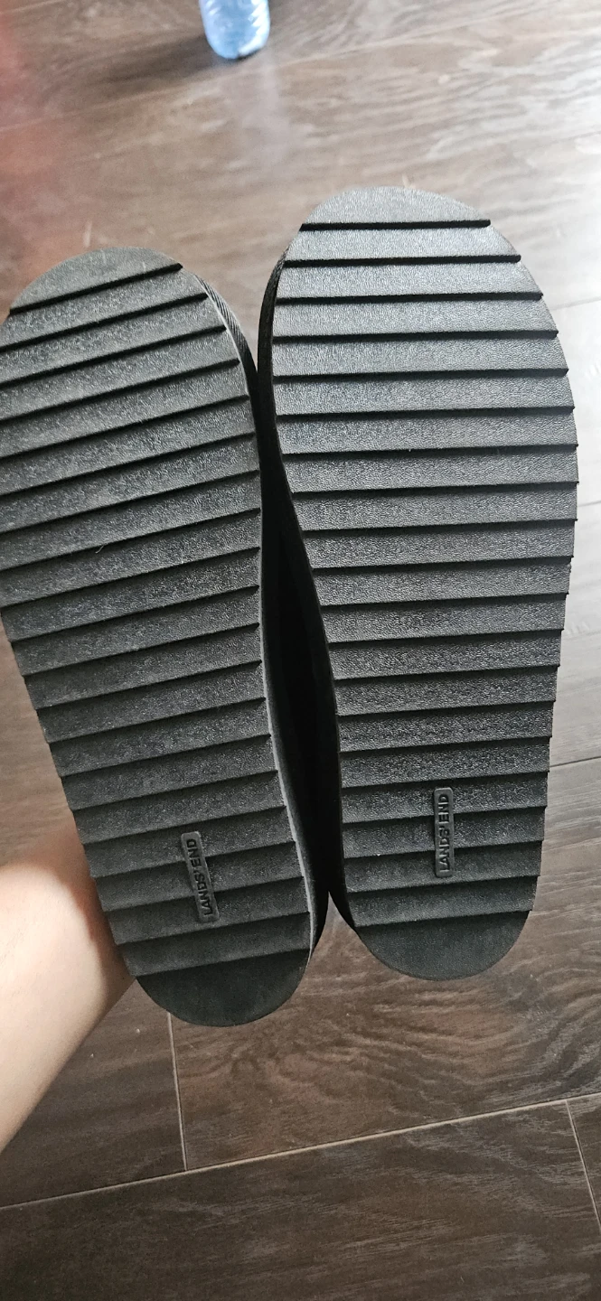 Lands' End Faux Fur Lined Slippers - photo 3