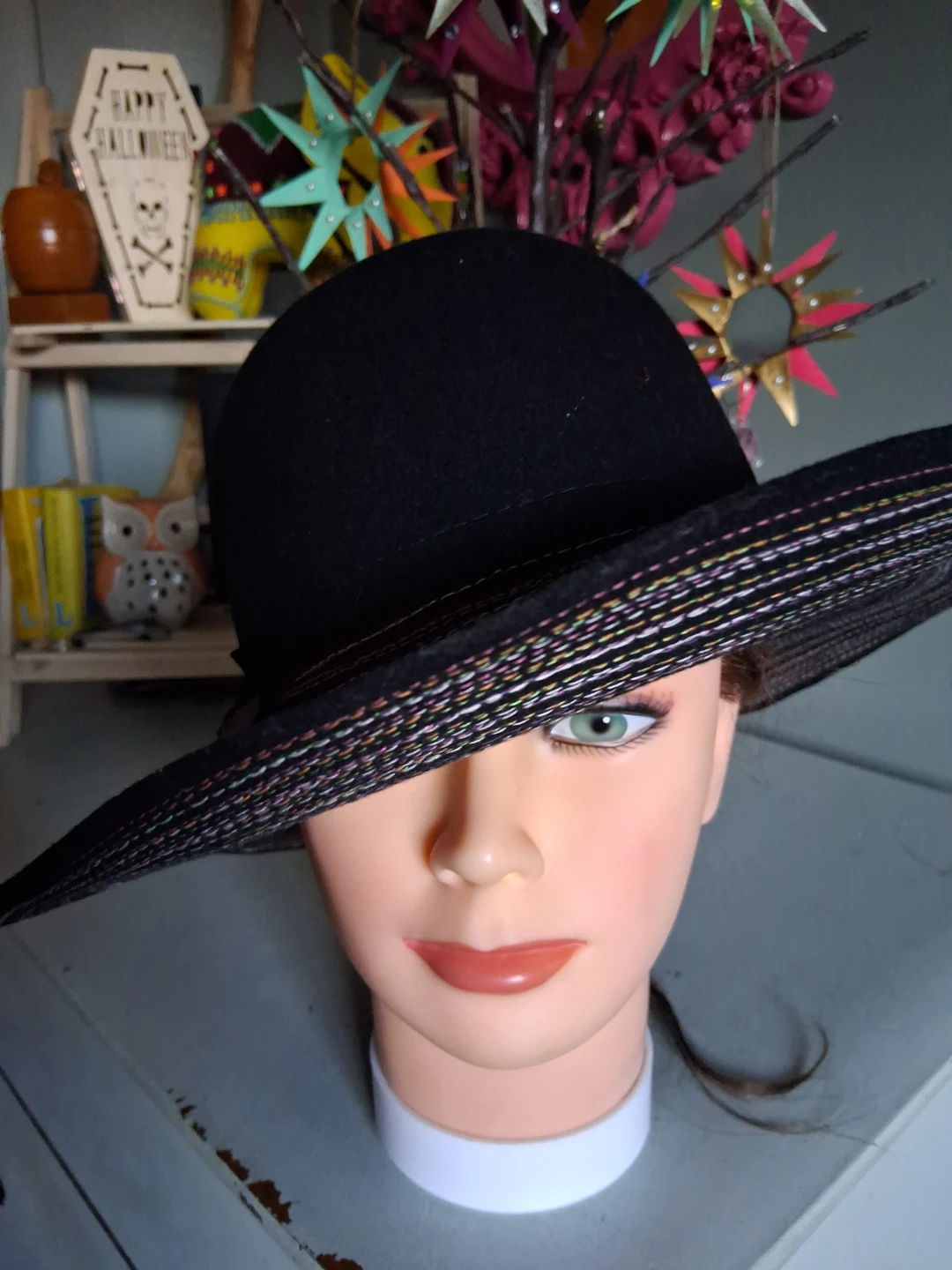 Liz Claiborne Black Felt Hat