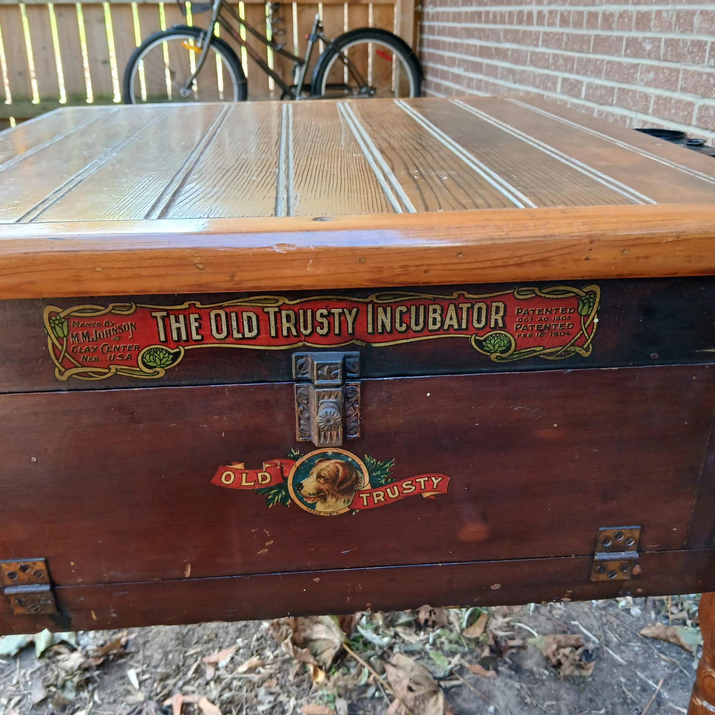 Vintage Old Trusty Incubator Table - photo 2