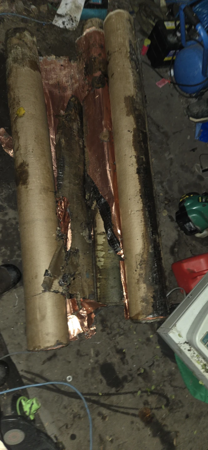 Commercial Paper-Backed Copper Flashing Rolls (~80–100 lbs each)