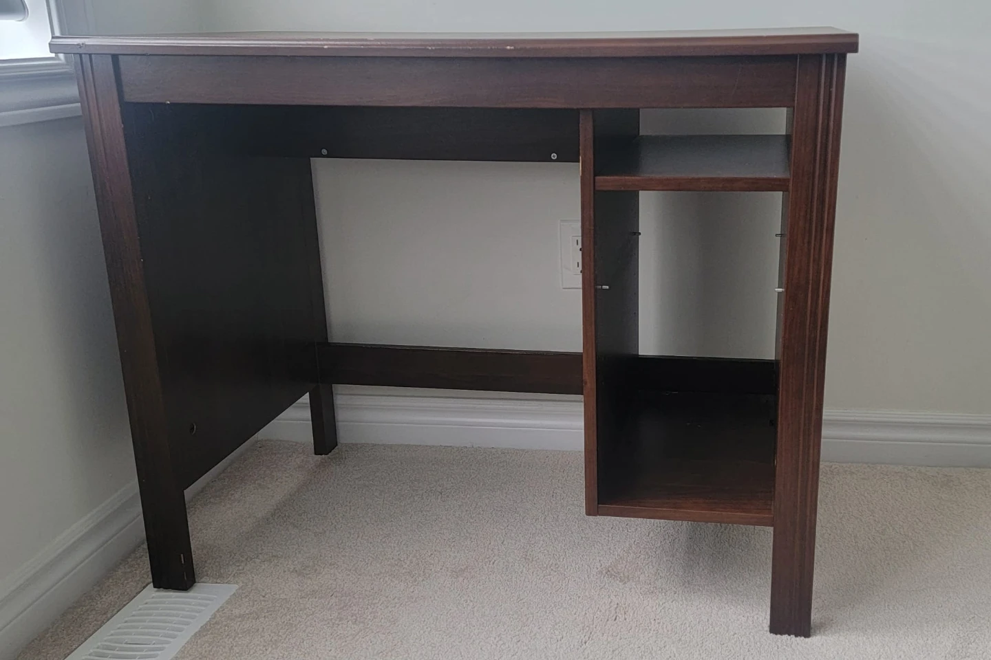 Dark Wood Writing Desk