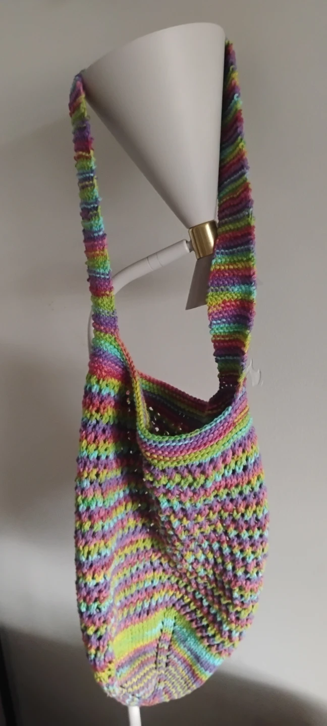 Handmade Multi-Coloured knit Shoulder Bag - photo 3
