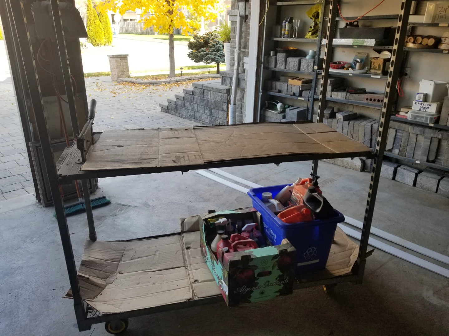Industrial Paper Cutter and Utility Cart