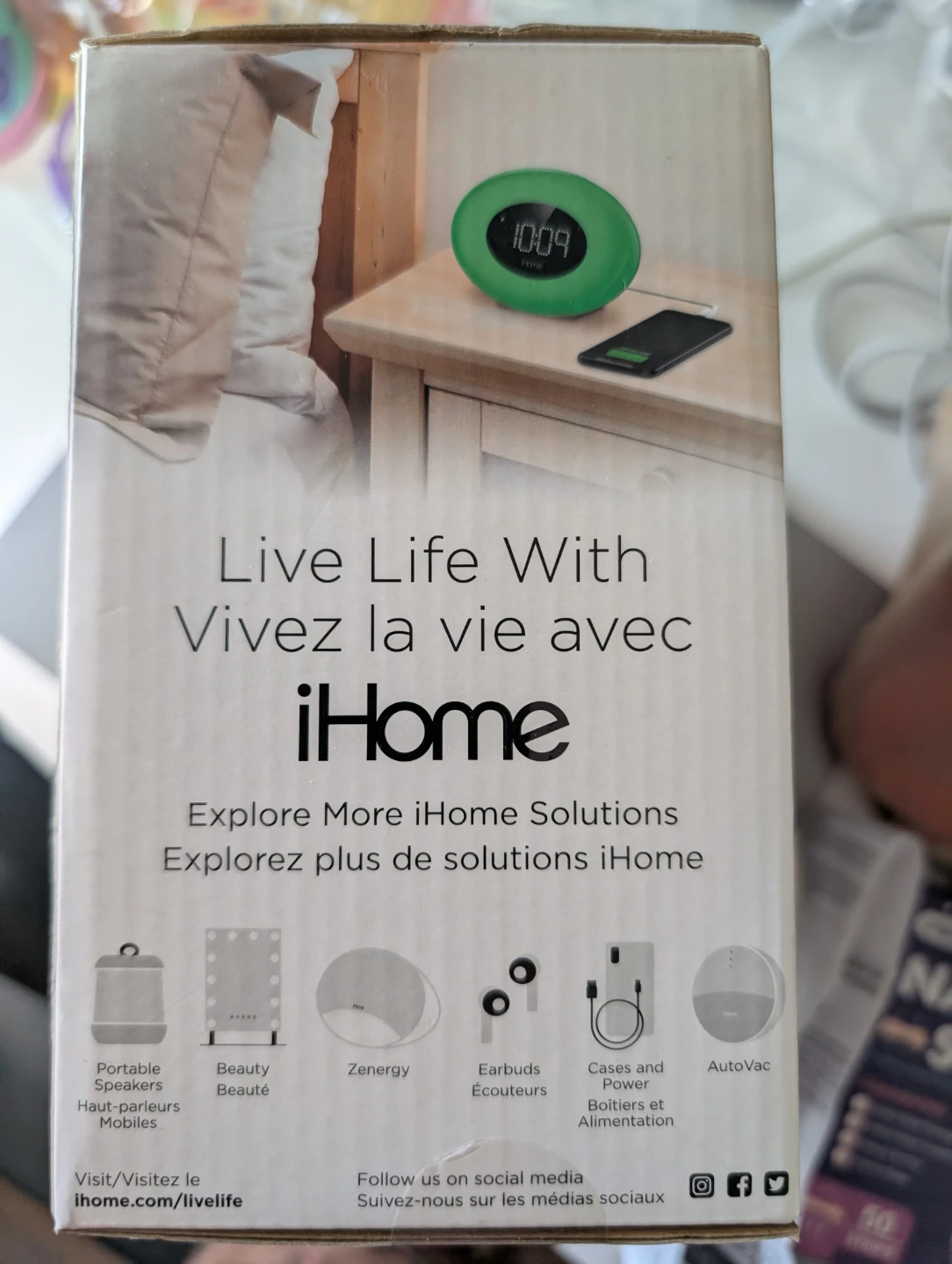 iHome Color Changing FM Clock Radio - photo 4