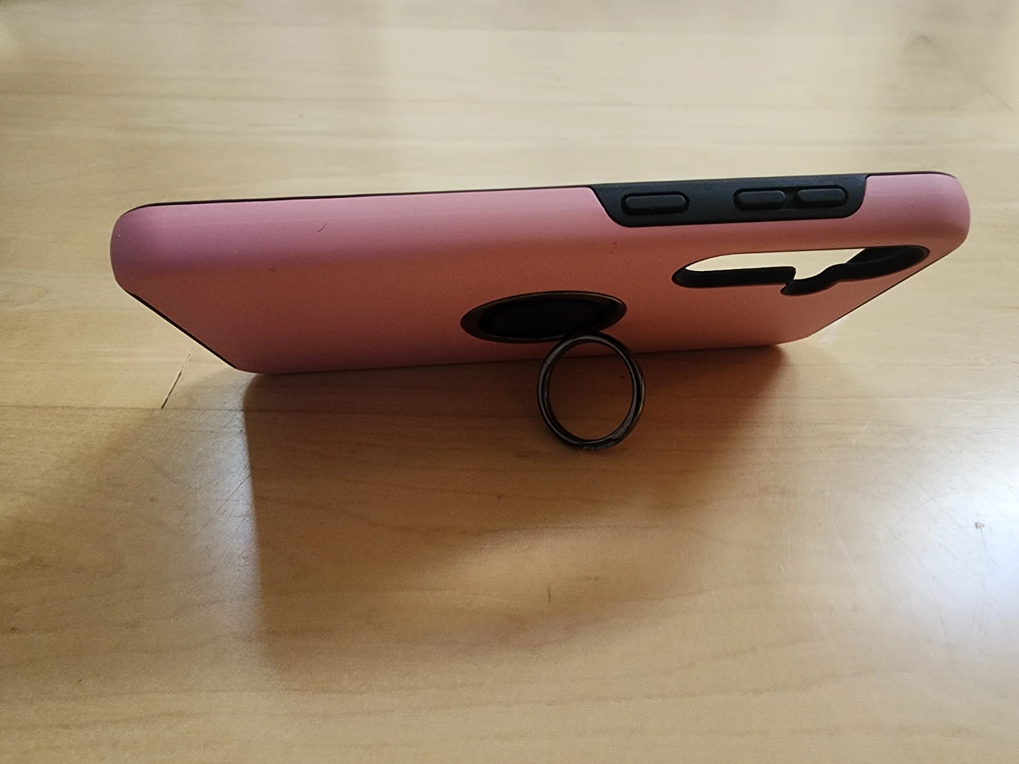 Samsung Galaxy S24 FE Pink Mobile Phone Case with Ring Stand - photo 3