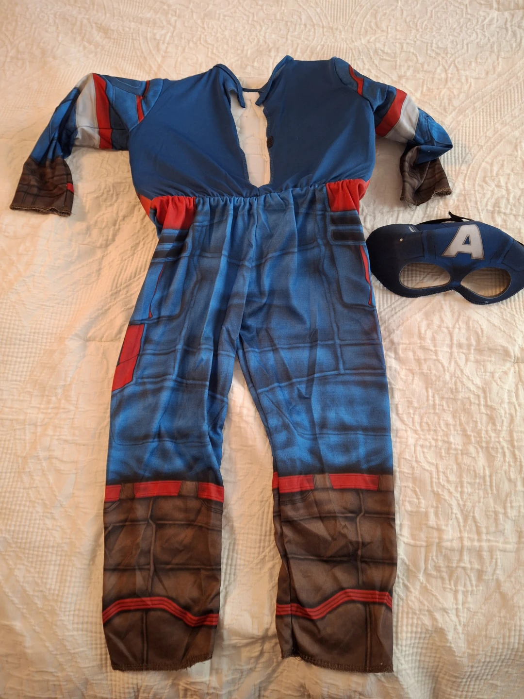 Marvel Captain America Costume Size 3T-4T - photo 3