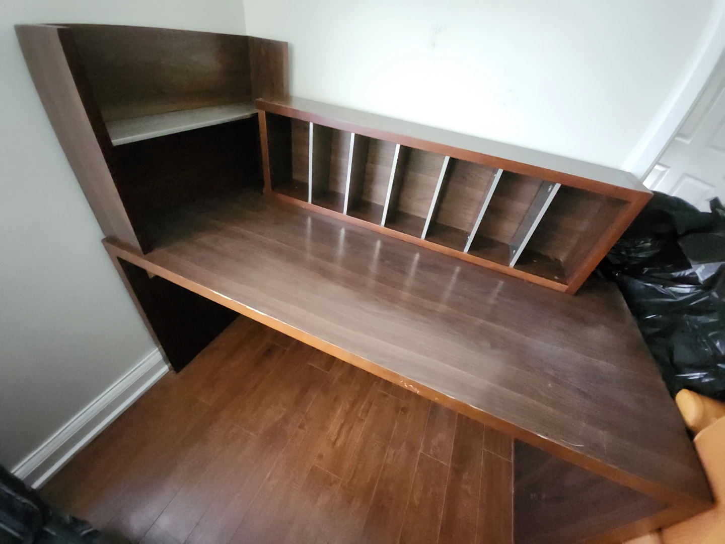 Desk with Built-in Shelves & File Organizer - photo 3