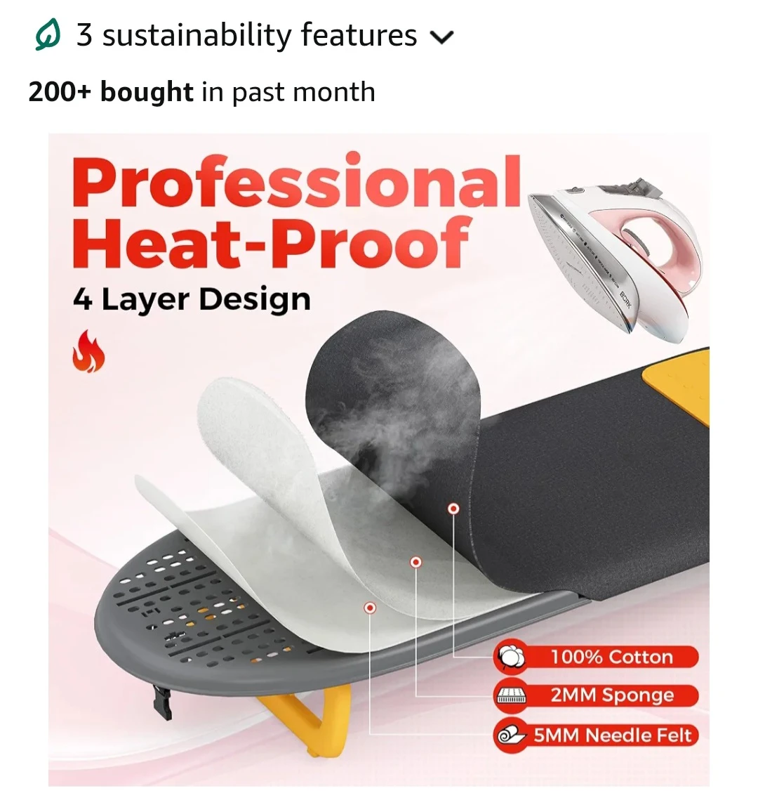 Apexchaser Small  Collapsible Tabletop Ironing Board - photo 3