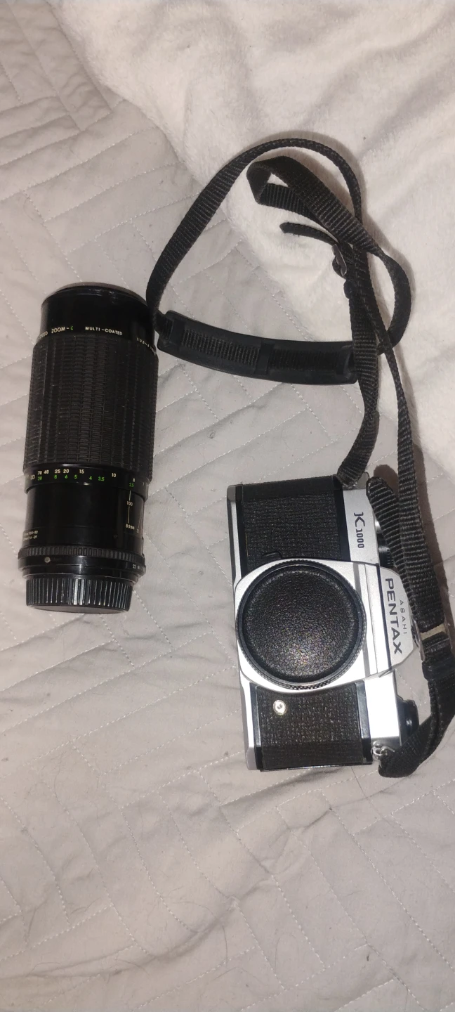 Asahi Pentax K1000 Camera with Zoom Lens