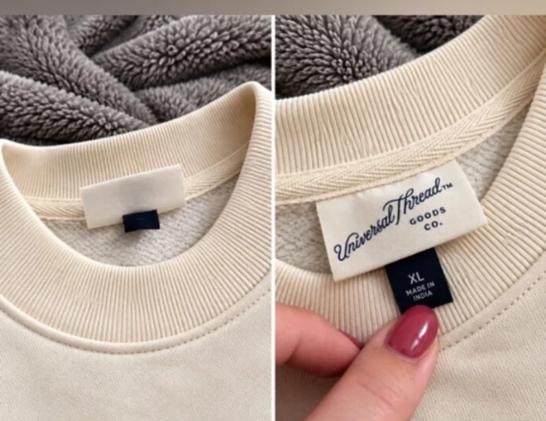 Universal Thread Cream Crewneck Sweatshirt | Size XL | NWOT - photo 3