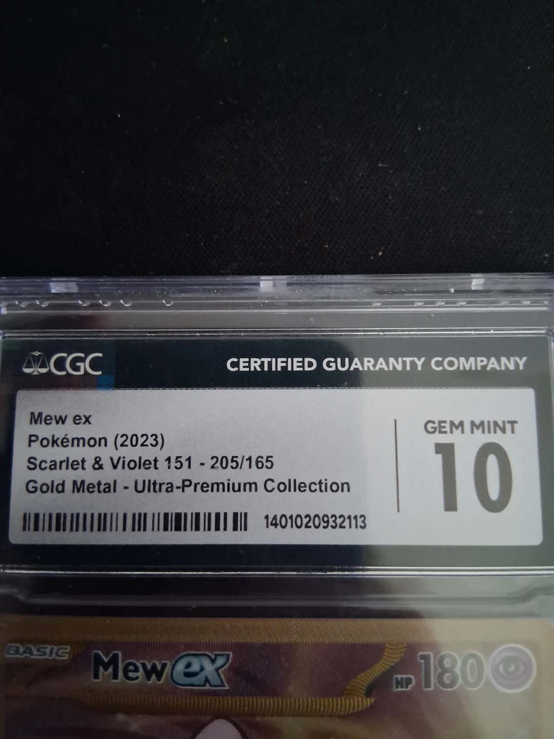 Mew ex 2023 Scarlet & Violet 151 CGC GEM MINT 10 - photo 3