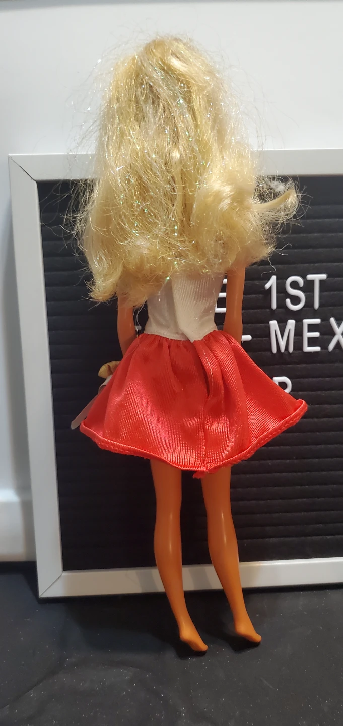 Mattel Barbie Doll with White and Red Dress - photo 3