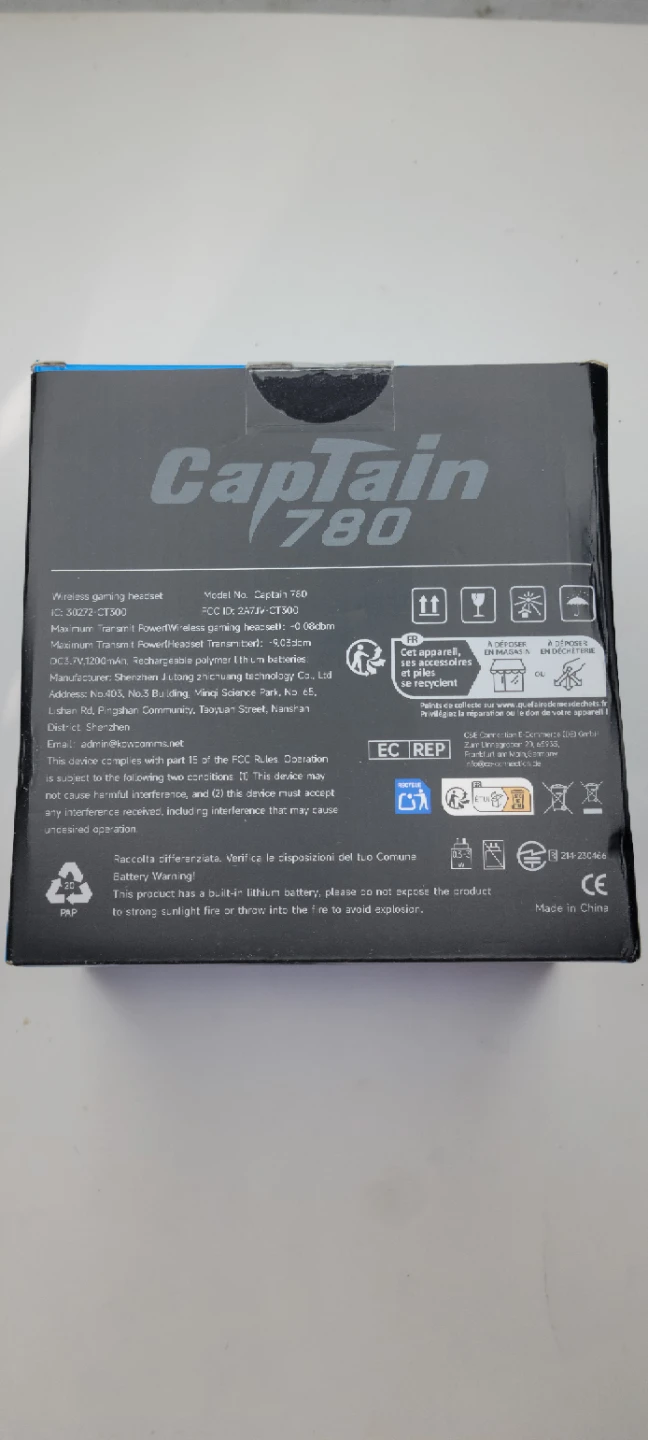 CapTain 780 Wireless Gaming Headset - photo 4