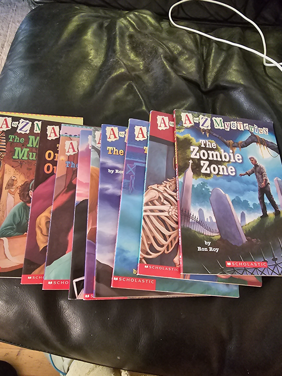 Set of 10 A to Z Mysteries Books by Ron Roy - photo 2