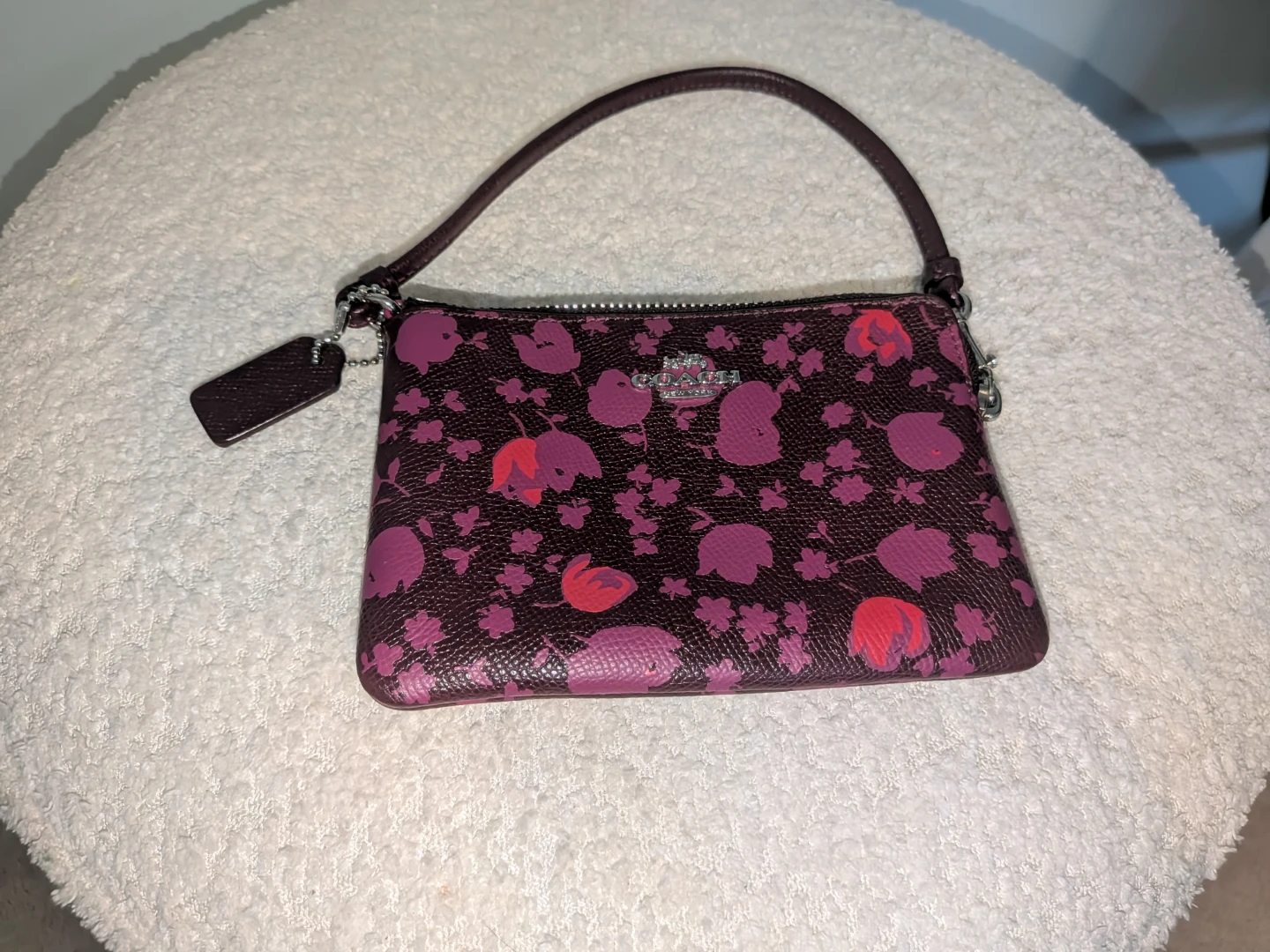 Coach floral print wristlet - photo 2