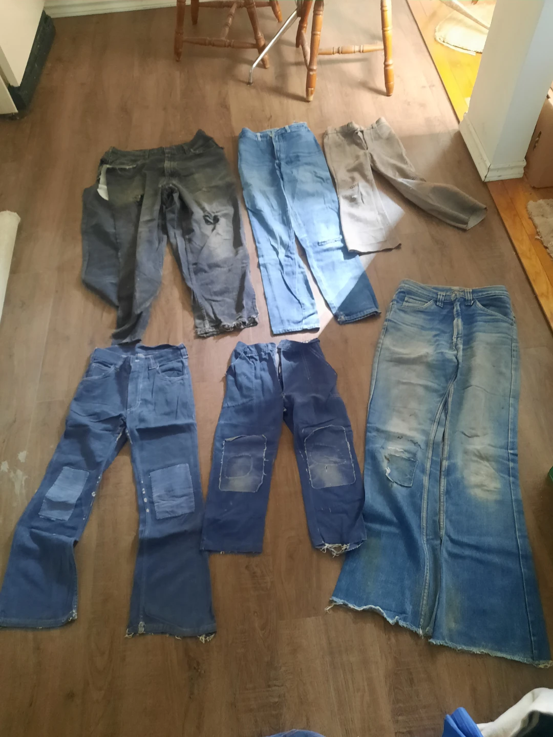Old ripped jeans/pants