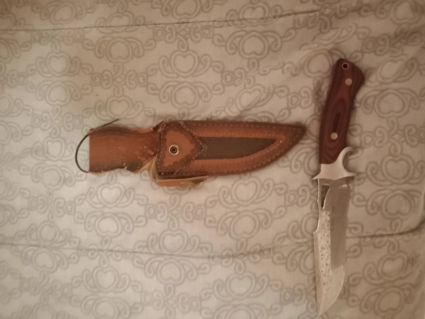 Fixed Blade Knife with Leather Sheath - photo 4