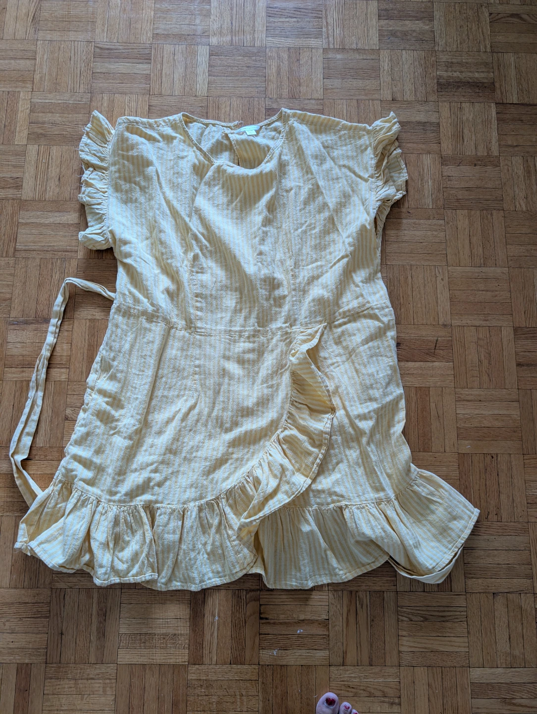 Joe Fresh x Jillian Harris Yellow Striped Dress
