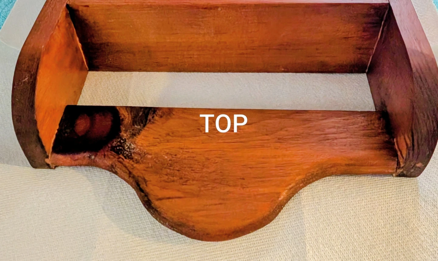 Rustic Wooden Wall Shelf - photo 3