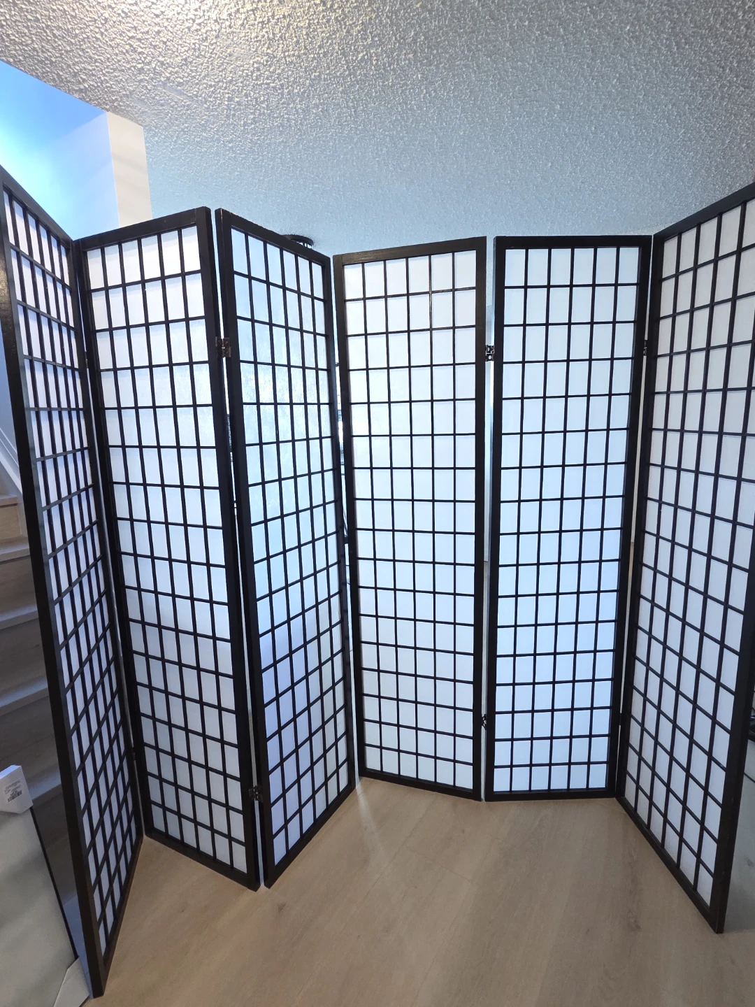 3-Panel Shoji Room Divider Screen