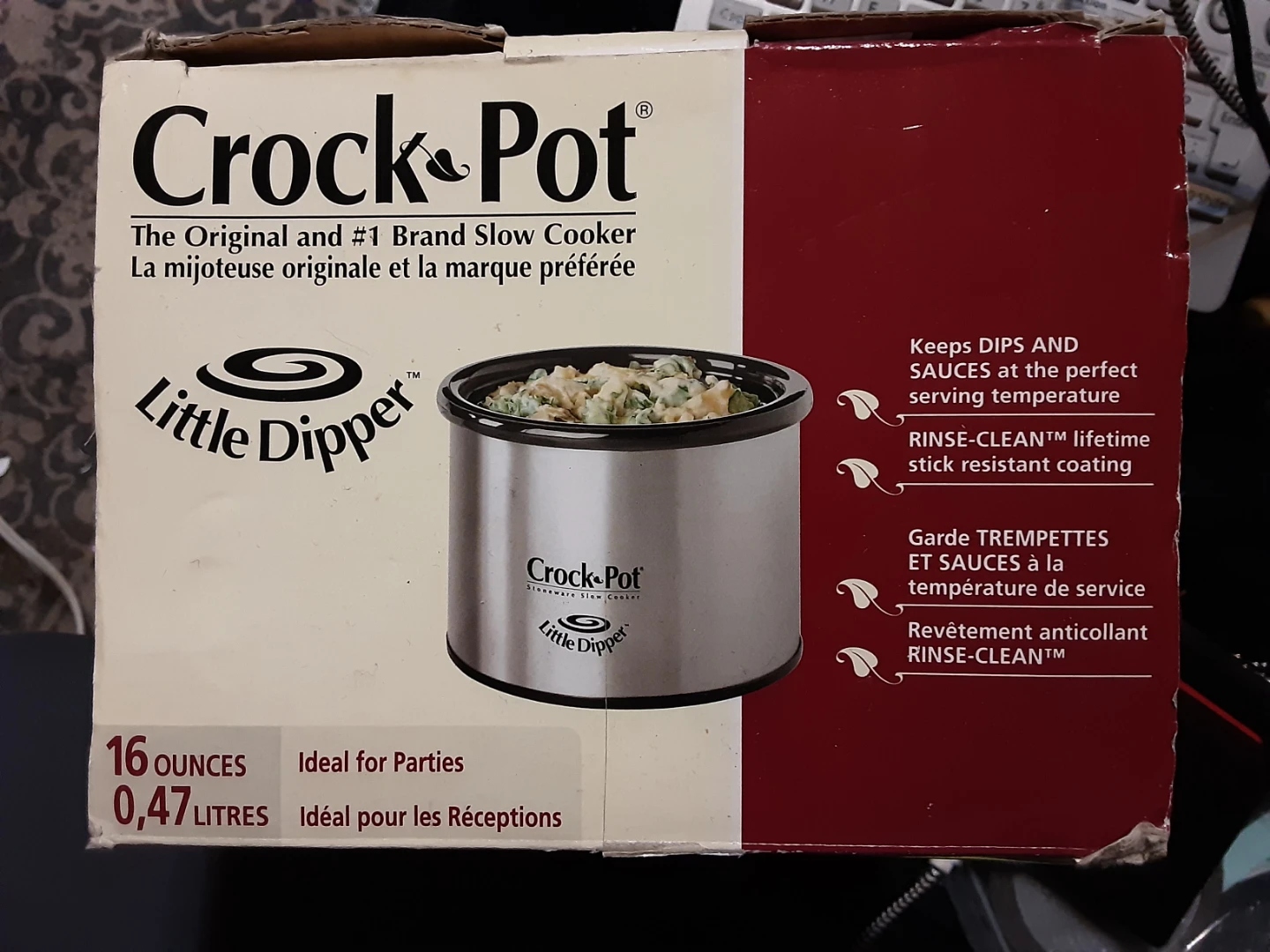 Crock-Pot Little Dipper 16 Ounce Slow Cooker