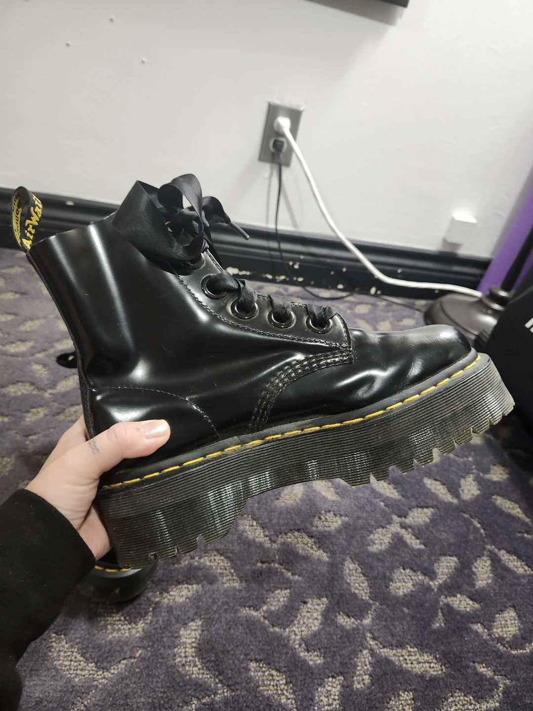 Dr. Martens Black Platform Boots - photo 4
