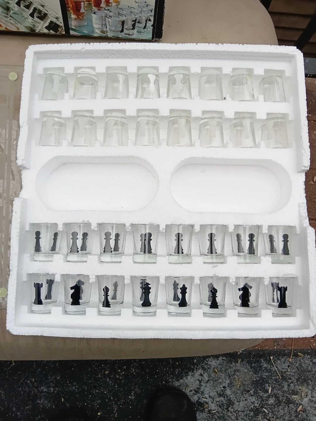 Glass Shot Glass Chess Set - photo 3