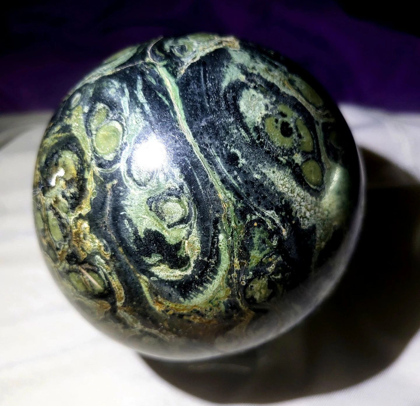 Large Crystal Kambaba Sphere - photo 2
