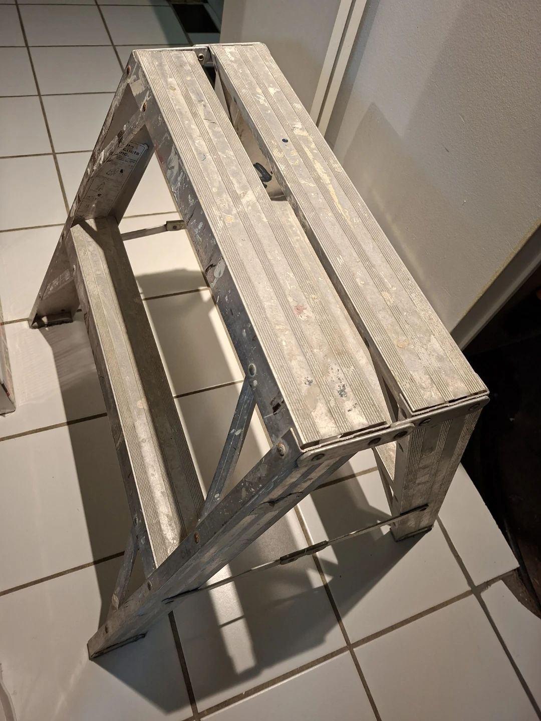 Aluminum Two-Step Folding Ladder