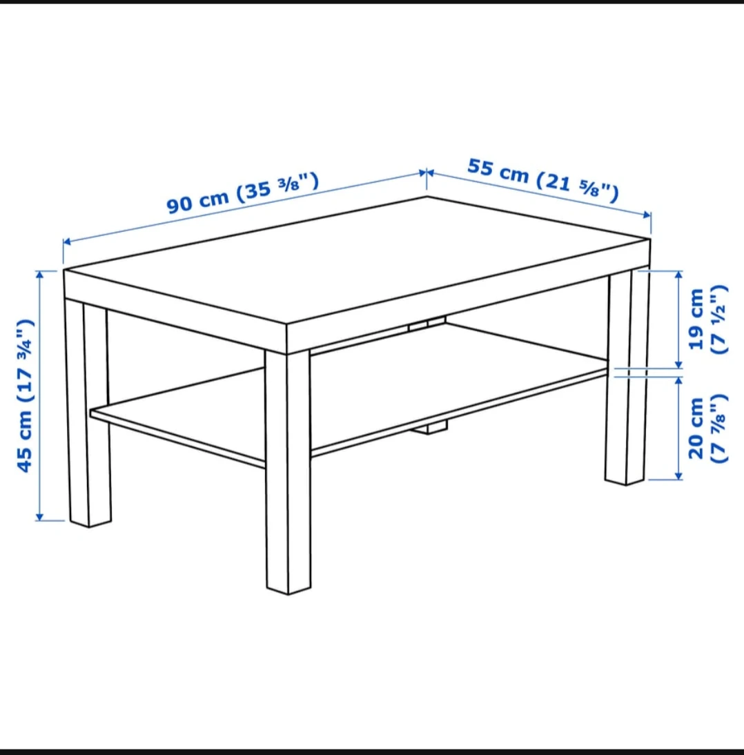 IKEA Lack Coffee Table Black