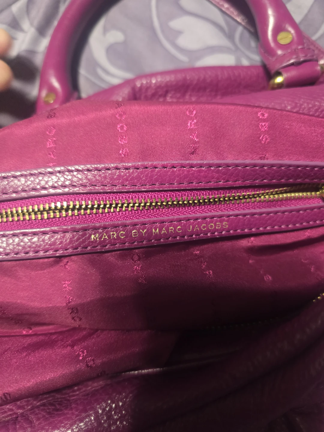 Marc by Marc Jacobs Magenta Leather Bag - photo 2