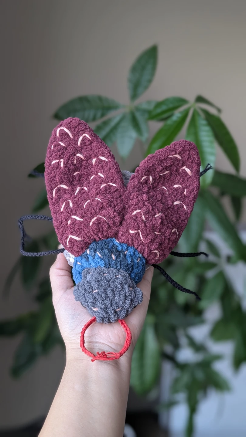 Crochet handmade bug plushie, crochet plushies - photo 5
