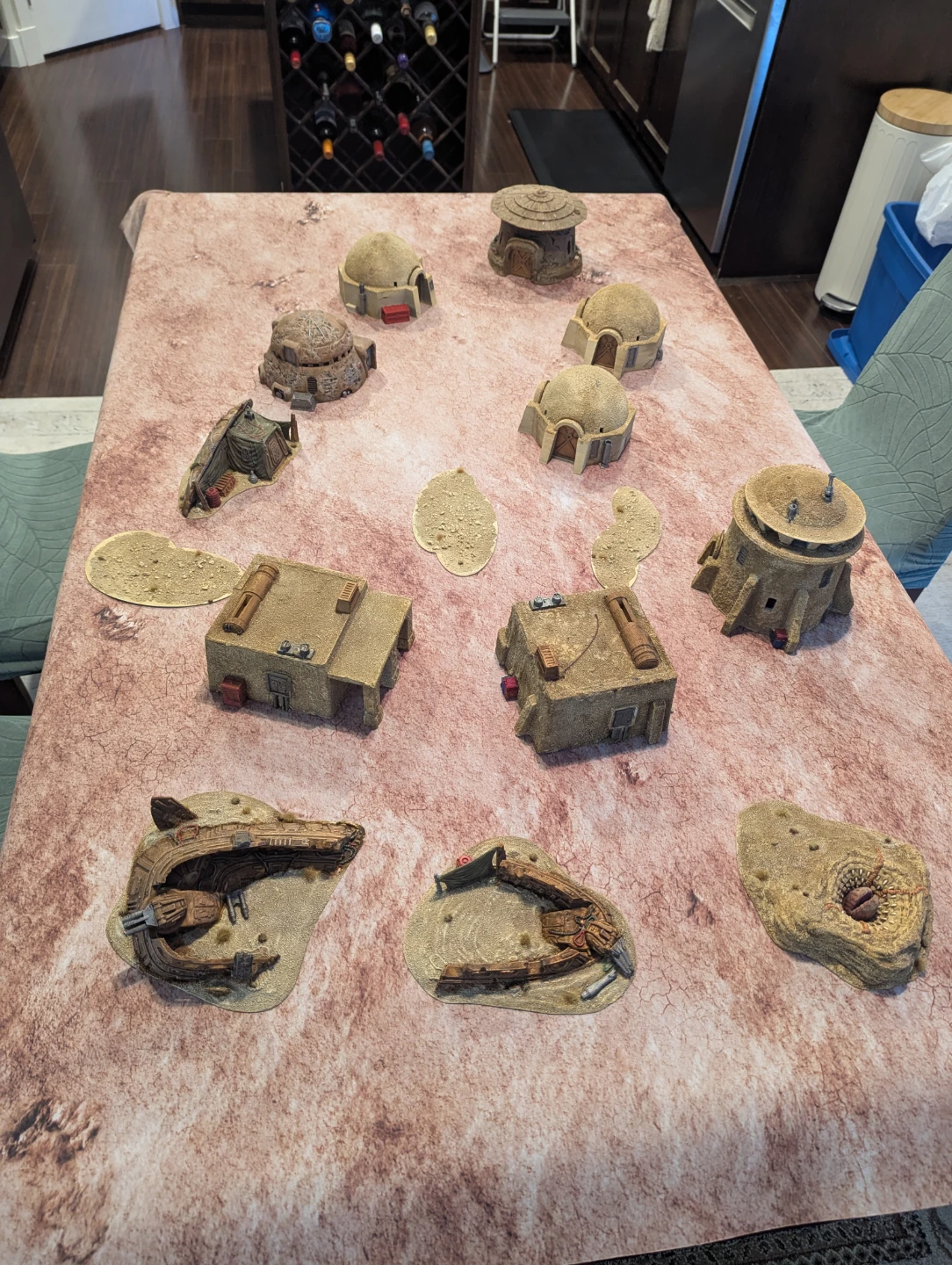 3D Printed Star Wars Desert Themed Terrain Set