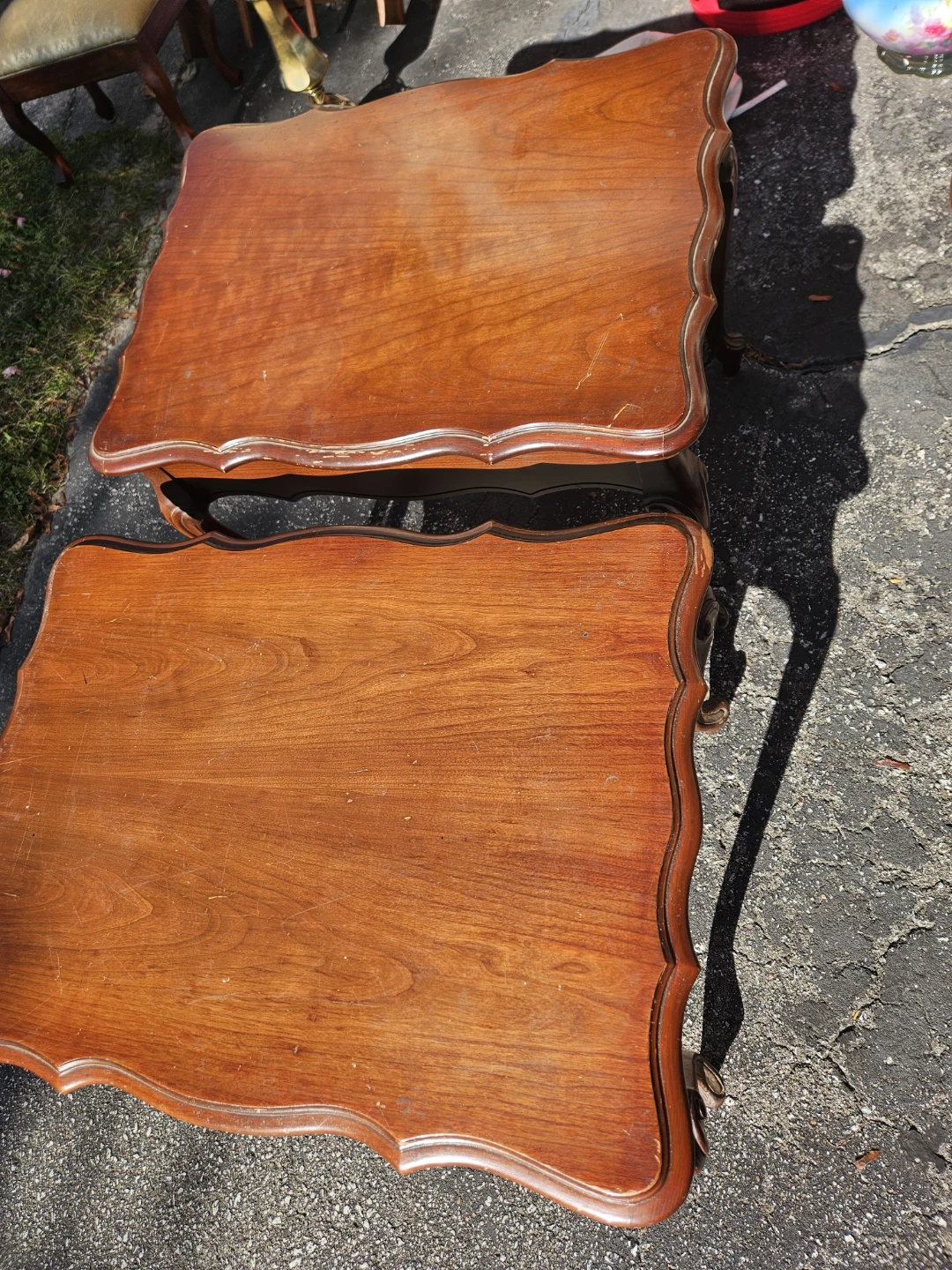 Vintage Wooden Side Tables - photo 3
